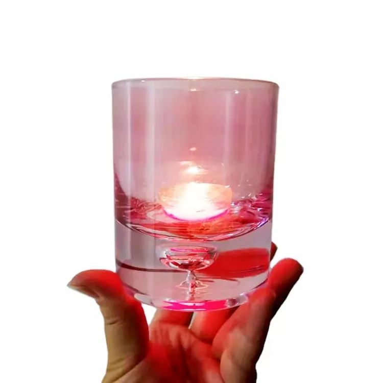 Hand Made Luxury thick base glass candle jar