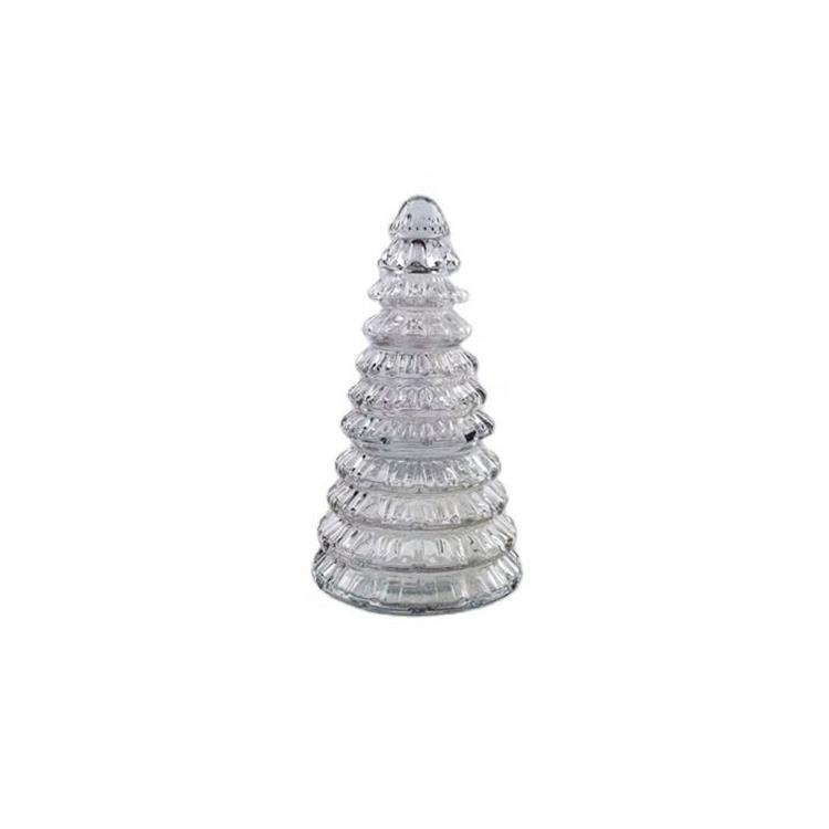 Delicate Christmas Tree Glass Jar for Home Party Decoration